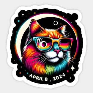 Eclipse Shirt April 8 2024 Sticker